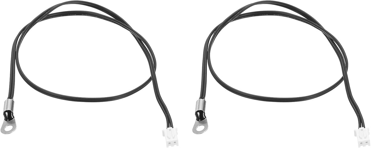 2 Pcs 10K NTC Thermal Sensor Probe,Stainless Steel Sensitive Temperature Sensor 15.7 Inch Digital Thermometer Extension Cable Temp Sensor for Electrical Appliances