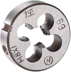 M8 x 1.0 Metric Round Die, Machine Thread Left Hand Threading Die, Alloy Steel Screw Thread Cutting Die