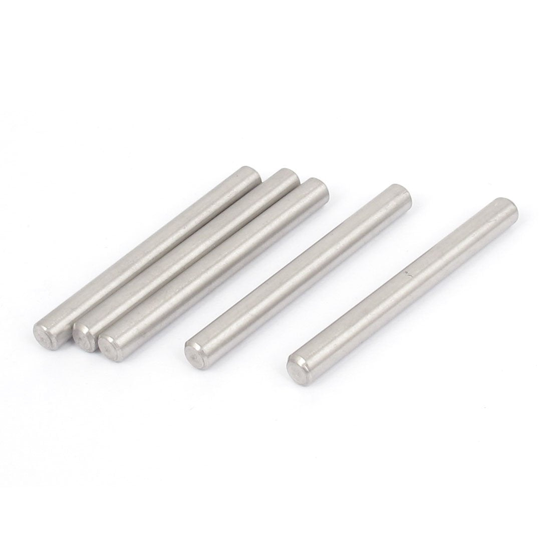 304 Stainless Steel Dowel Pins Fastener Elements 5mmx50mm 5pcs