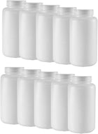 Plastic Lab Chemical Reagent Bottle 1000ml/34oz Wide Mouth Sample Sealing Liquid Storage Container 10pcs