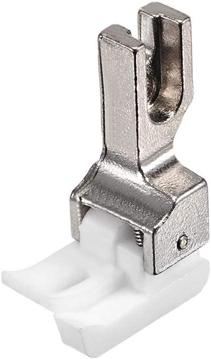 LinkMejor TCR-1/8 Right Side Edge Guide Compensating Presser Foot for Single Needle Industrial Sewing Machines