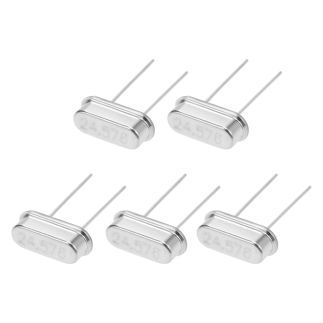 DIP Quartz Crystal Oscillators Resonators 24.576MHz HC-49S Replacements 5 Pcs