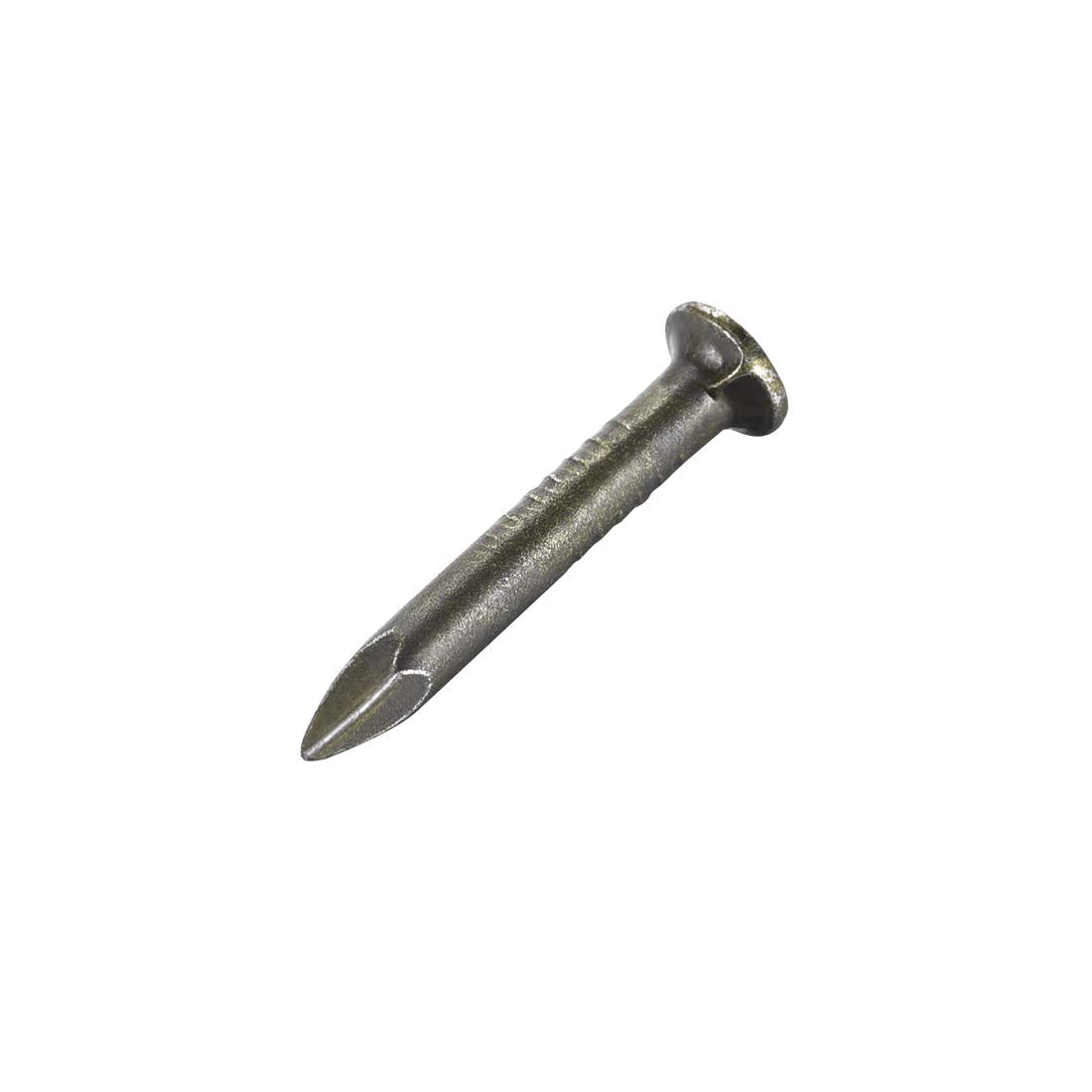 Hardware Nails Carbon Steel Point Tip Wall Cement Nail 20mm(0.8") 3mm Rod Dia Silver Tone 100pcs