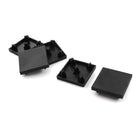 5 Pcs Black Square Extrusion End Cap Cover for 40mmx40mm T-Slot Aluminum Profile