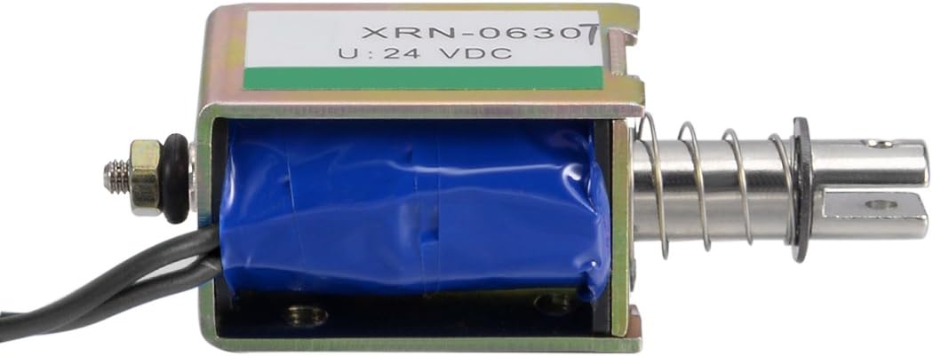 DC 24V 10N 10mm Corsa Tipo Spinta-Traction Open Frame Solenoid Electromagnet XRN-0630T