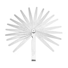 Metric Thickness Feeler Gauge 0.05-1.00mm 20 Blades Mn Steel Measuring Tool for Gap Width