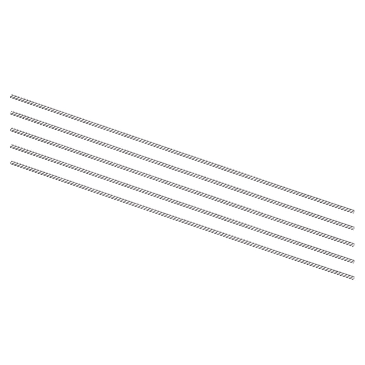 5pcs Round Steel Metal Rods, 1.6mm x 200mm High Speed Steel (HSS) Lathe Bar Stock Tool, for Shaft Gear Drill Lathes Boring Machine Turning Miniature DIY Craft