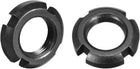 M20x1.5mm Fine Pitch Thread Retaining Four-Slot Slotted Round Nuts, 2 Pcs