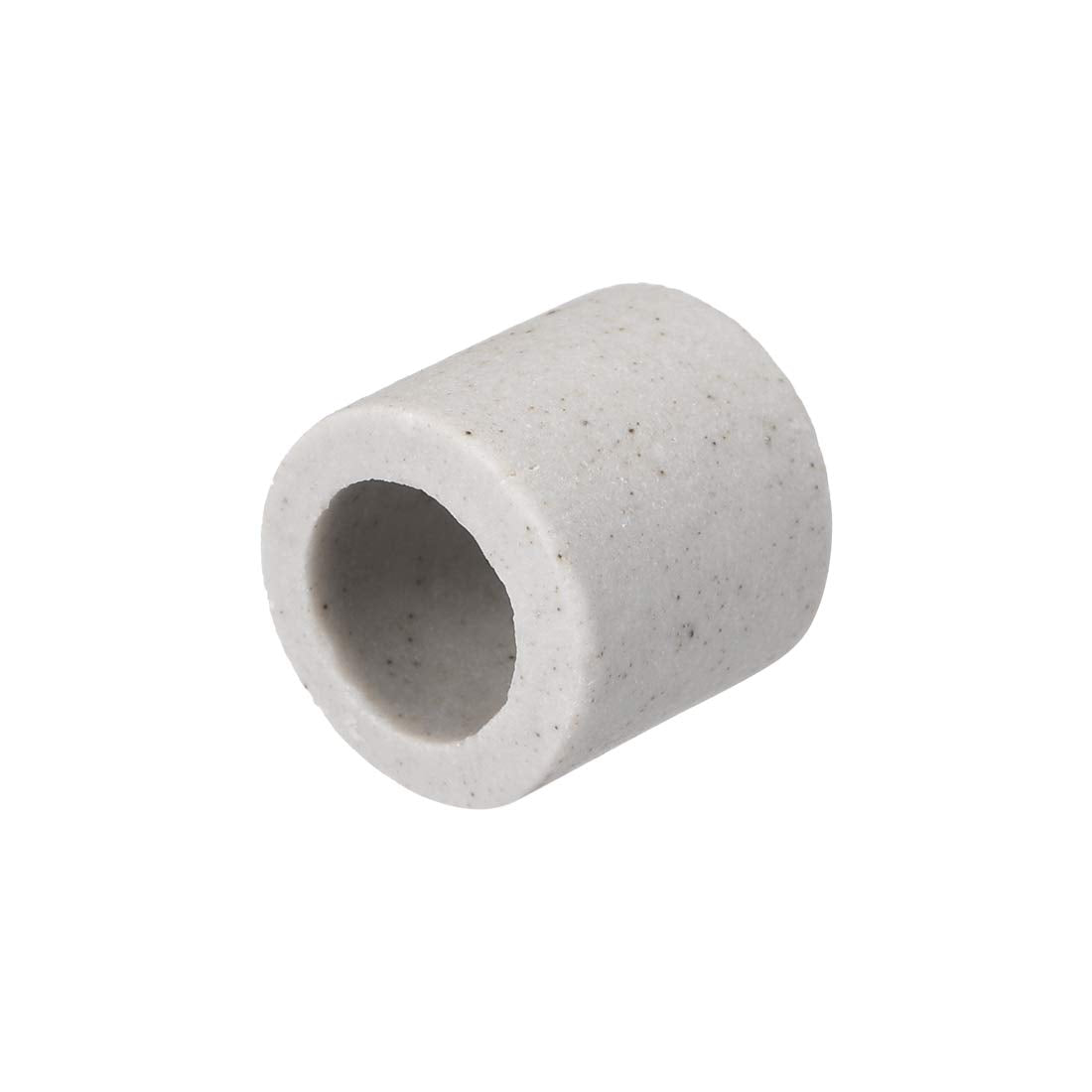 8mm Dia Ceramic Insulation Tube Single Bore Alumina Porcelain High Temperature Insulator Pipe for Heating Element 39 Pcs