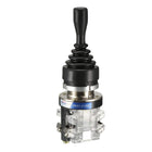 2 Directions Momentary Joystick Switch Transparent Black