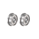 F694ZZ Flanged Ball Bearing 4x11x4mm Shielded Chrome Steel Flange Rip Bearings 2pcs