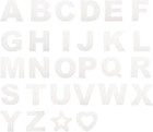 4 Inch Large Letter Stencils Alphabet Stencils, Star Stencil and Heart Stencil for Fabric Wall Arts Paper Home Decoration