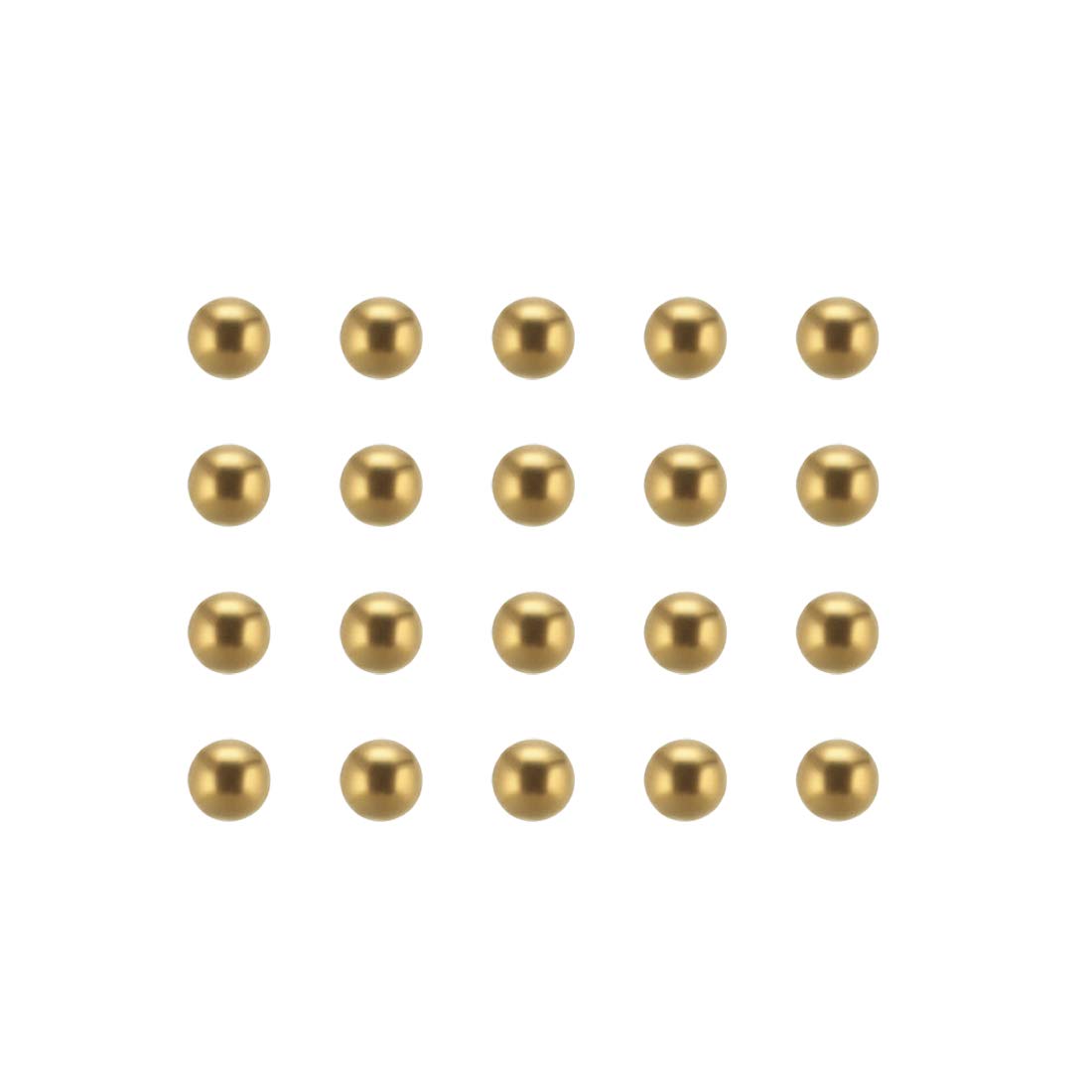 4.45mm Precision Solid Brass Bearing Balls 100pcs