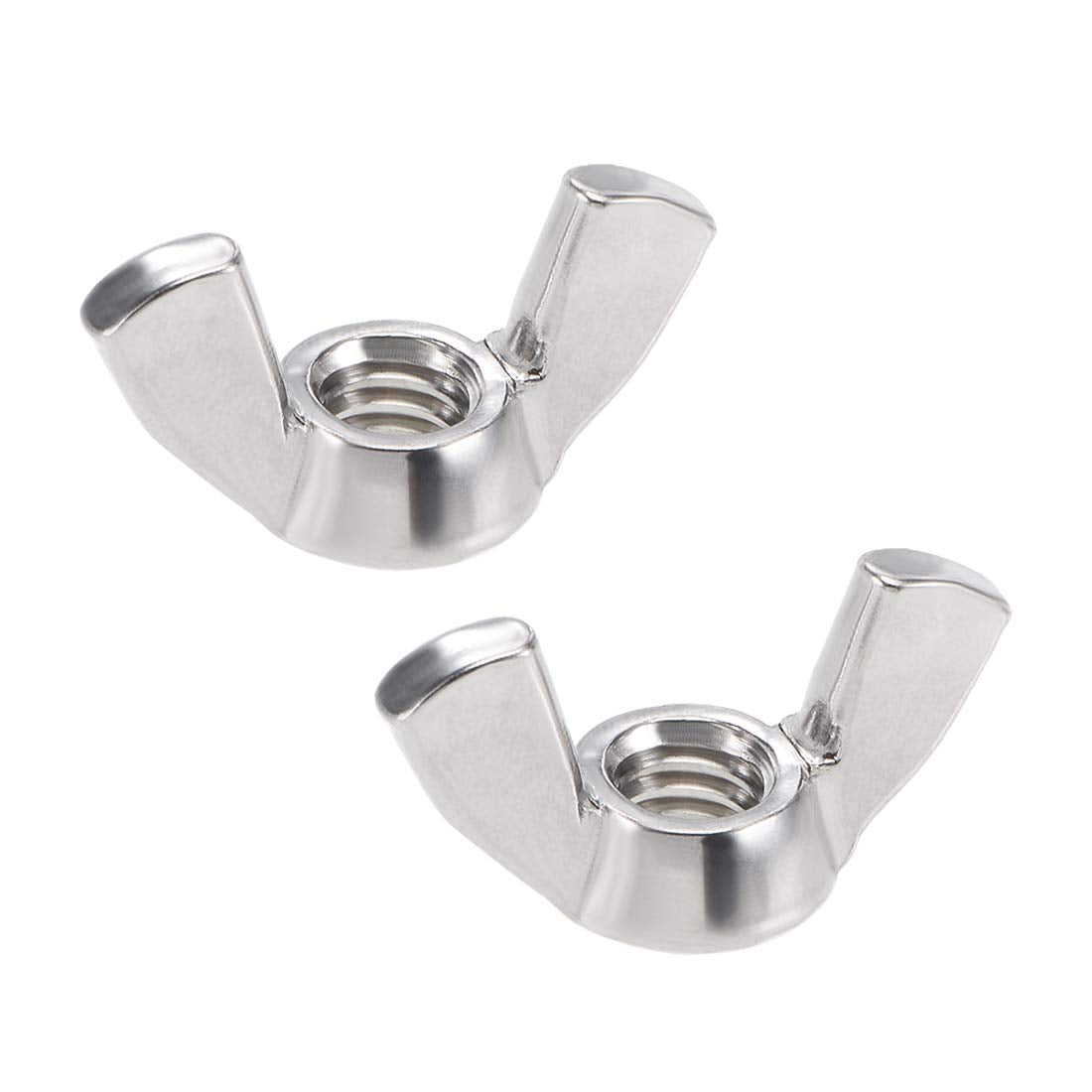 #5/16"-18 Wing Nuts 304 Stainless Steel Shutters Butterfly Nut Hand Twist Tighten Fasteners Parts 2pcs