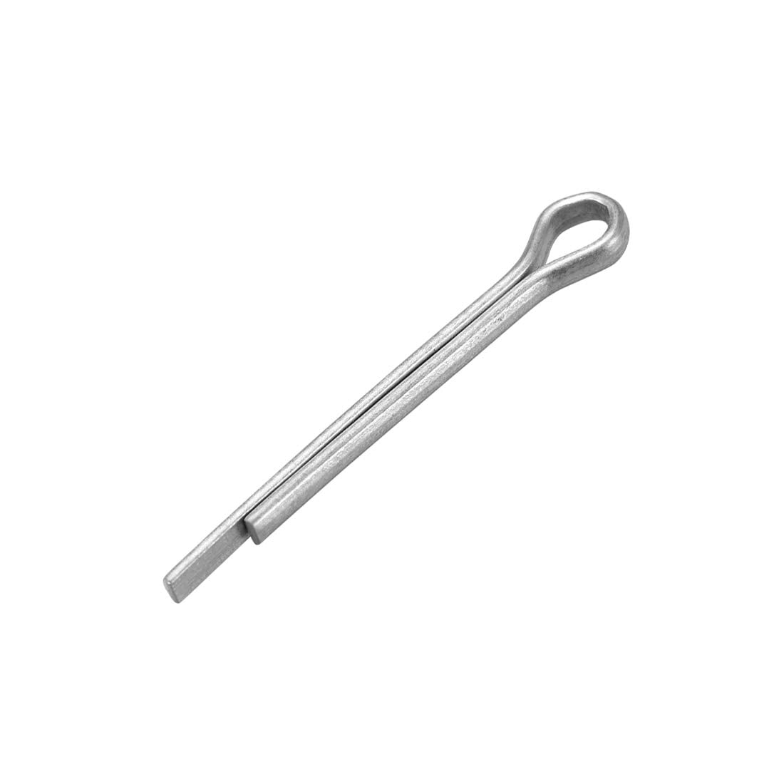 2.5mm x 25mm Zinc-Plating Steel Spring Cotter Clip Pin R Shape Hardware Fastener Clip Key 100 Pcs