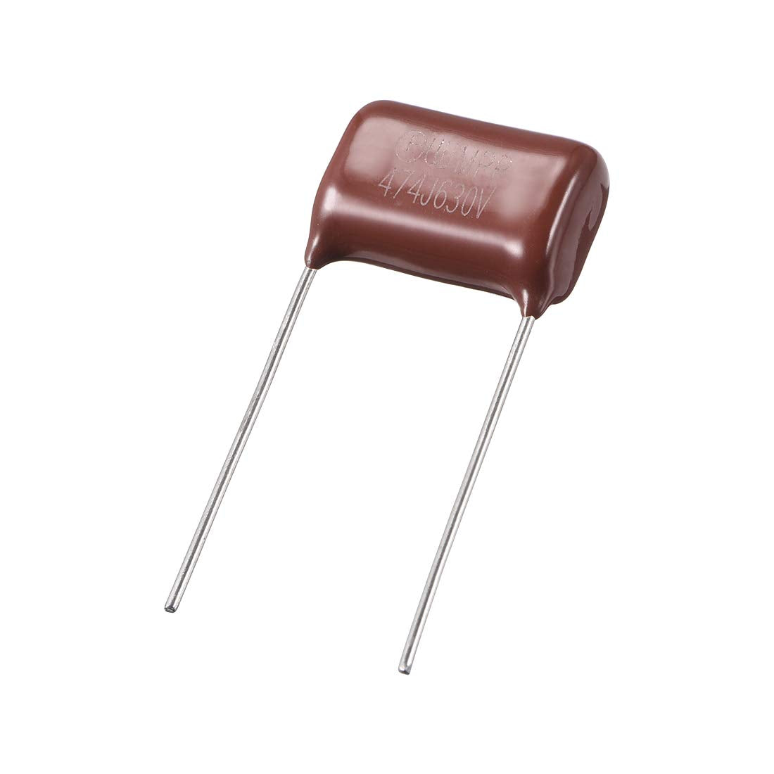 CBB21 Metallized Polypropylene Film Capacitors 630V 0.47uF for Electric Circuits Energy Saving Lamps Pack of 10