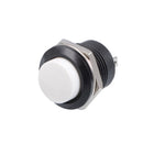 10Pcs,16mm White Momentary Push Button Switch Round Raised Button SPST 1 NO 1 NC