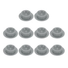 10pcs Hole Plug 1/2 Inch (13mm) Button Plugs Fit for 12-12.5mm Hole, Snap in Locking Hole Tube Plug Gel Tube Waterproof Plug Tube Plug, Grey
