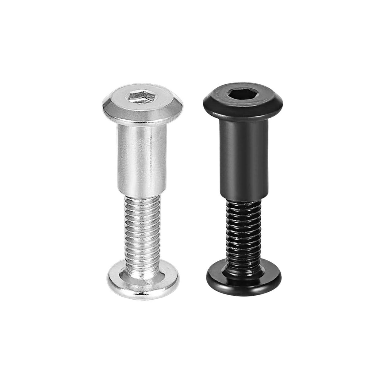 Screw Post Male M6x25mm Binding Bolts 2 Colors, Total 15 Sets