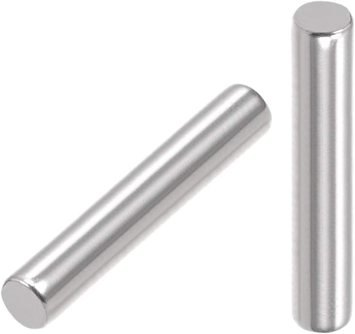20Pcs 2.5mm x 18mm Dowel Pin 304 Stainless Steel Wood Bunk Bed Dowel Pins Shelf Pegs Support Shelves Silver Tone