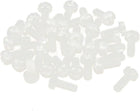 M2 x 5mm Nylon 6/6 Phillips Drive Machine Screw grey white 50pcs
