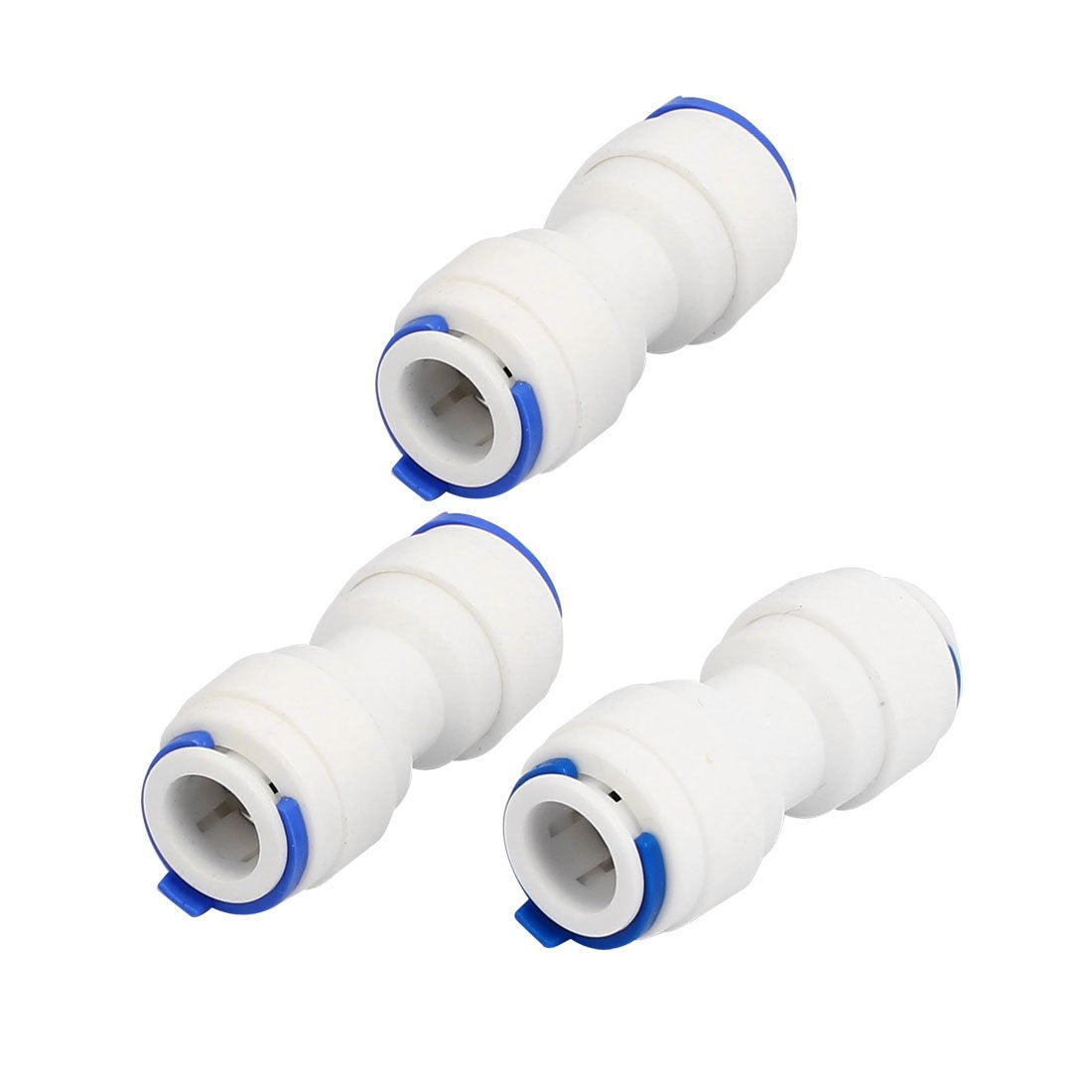 3/8-inch Tube to 3/8-inch Tube Push Fit Straight Quick Connect 3pcs for RO Water System