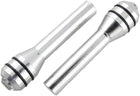 2 Pcs Rhinestone Decor Silver Tone Car Doo Lock Pins