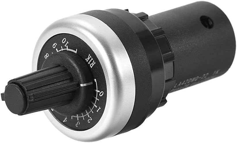 1pcs La42dwq-22 22mm 1k Ohm Governor Rotary Potentiometer Inverter Converter Resistance Variable Frequency Converter Speed Drive Potentiometer