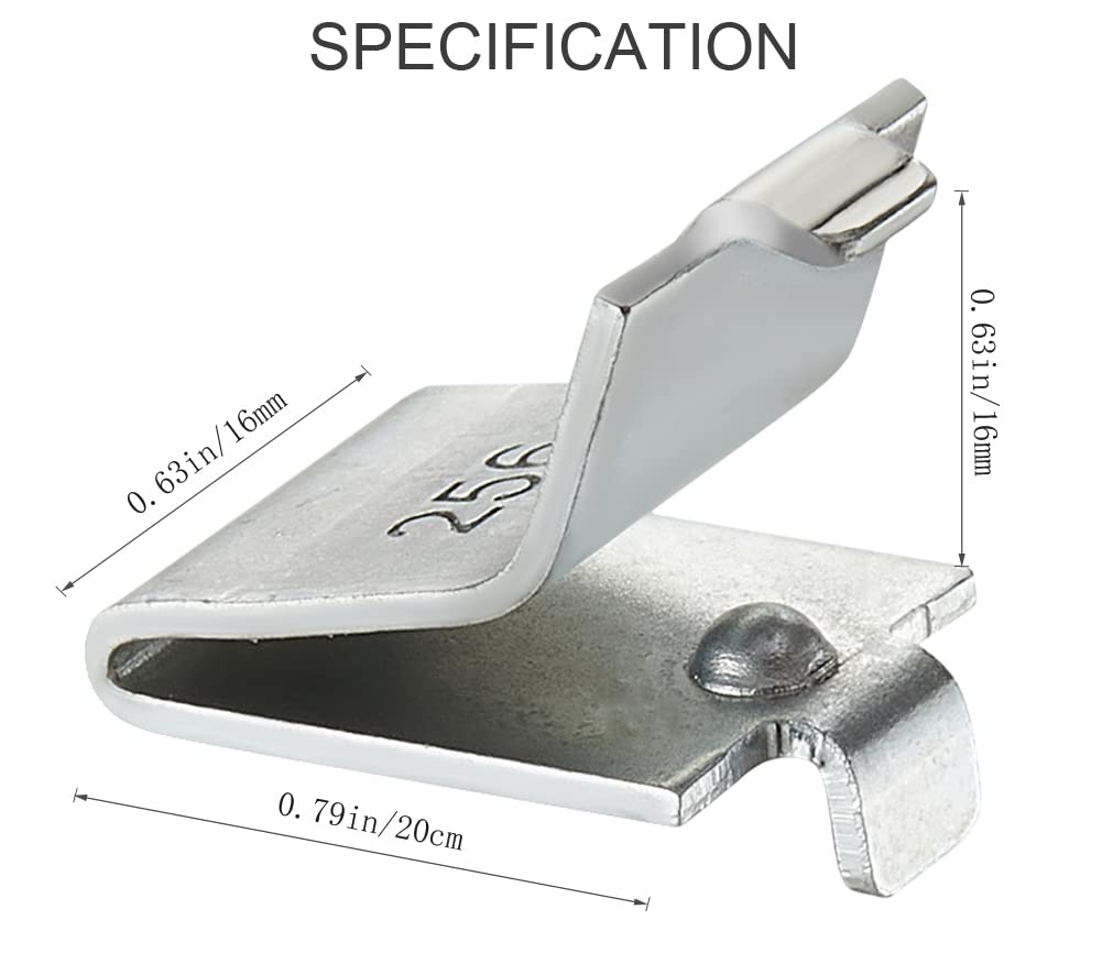 LinkMejor plank clips, Aanpasbare ondersteuningsclip voor 255 standaard pilaster