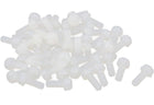 M3 x 8mm Nylon 6/6 Phillips Drive Machine Screw grey white 50pcs