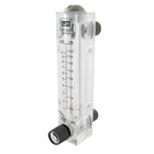 Black Adjustable Knob 0.1-1 GPM Panel Type Water Flow Meter LZM-15
