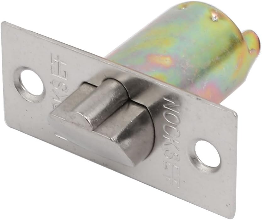 2pcs Blocco di sicurezza a molla caricata per porta bagno camera da letto, bloccaggio posteriore