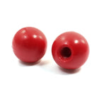 Bouton de poignée en plastique rouge, diamètre 12 mm x 40 mm, bille ronde