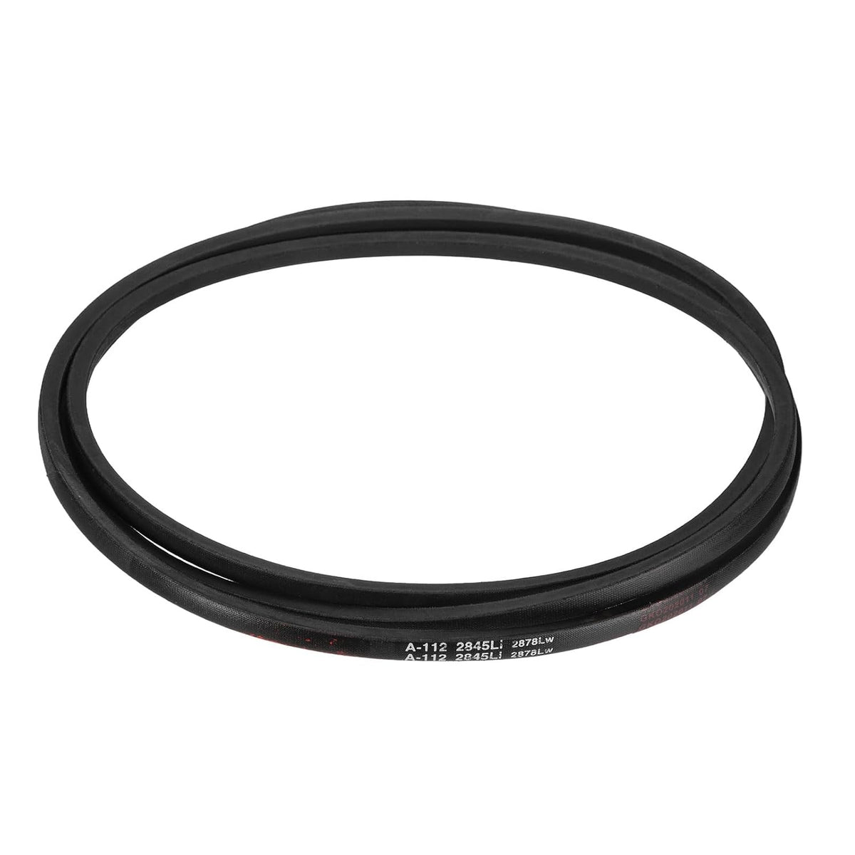 5Pcs A112 Wrapped Rubber Belt, A-Section V Belt 114" Outside Circumference x 0.51" Width x 0.32" Thick, Industrial Power Transmission Belt