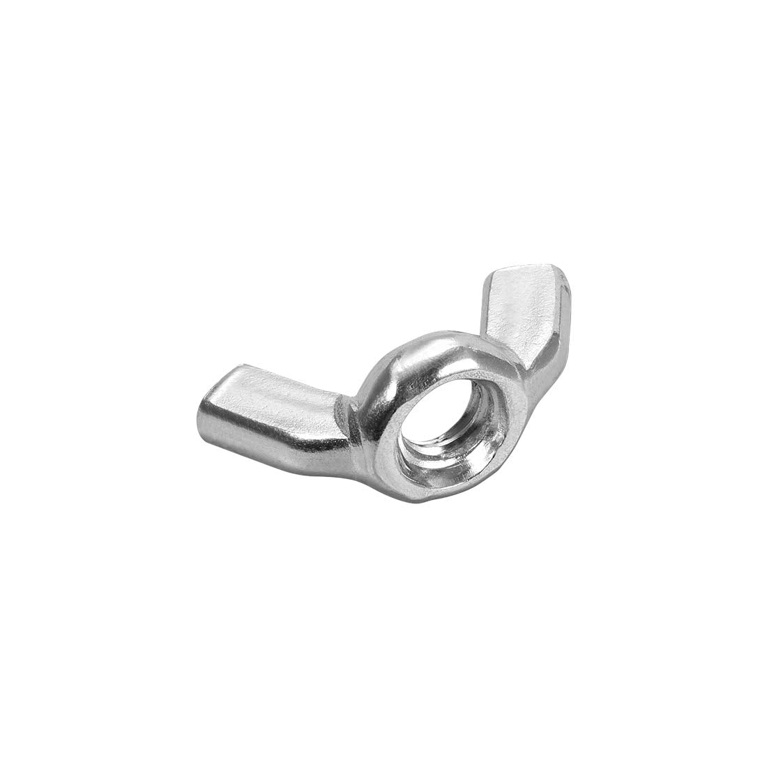 1/4"-20 Wing Nuts, Carbon Steel Zinc Plated Fasteners Parts Hurrican Screws Hand Twist Tighten Ear Butterfly Nut, 30pcs