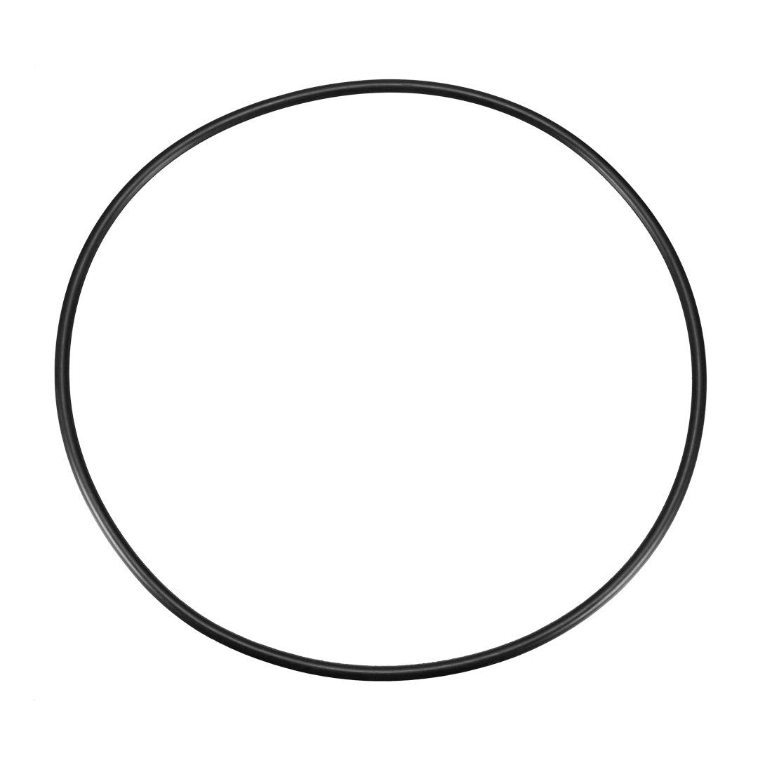 Nitrile Rubber O-Rings, 250mm OD 238.6mm ID 5.7mm Width, Metric Sealing Gasket, Pack of 1