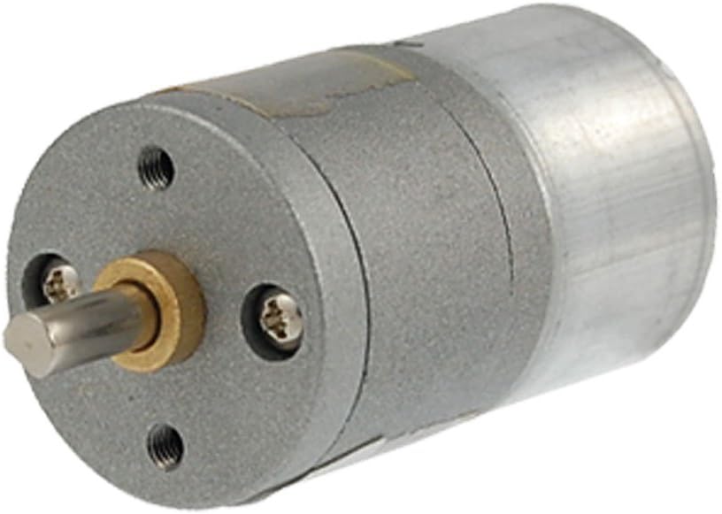 25mm Diameter Gear Box DC 6V 0.12A Speed Reducing Motor