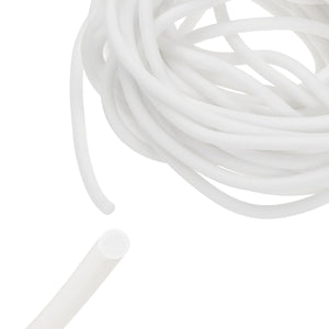 32Ft Backer Rod, 0.16 Inch Thick Silicone Rubber Foam Caulk Saver, Weather Strip Seal for Sealing Concrete Gaps, Expansion Joints, Crack Filling, Doors, Windows, White