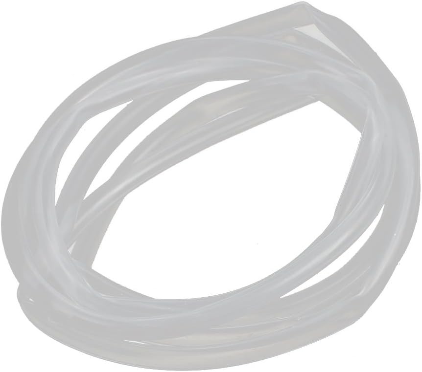 3mm x 4mm High Temp Resistant Flexible Clear Silicone Tube Hose Pipe 1M Length
