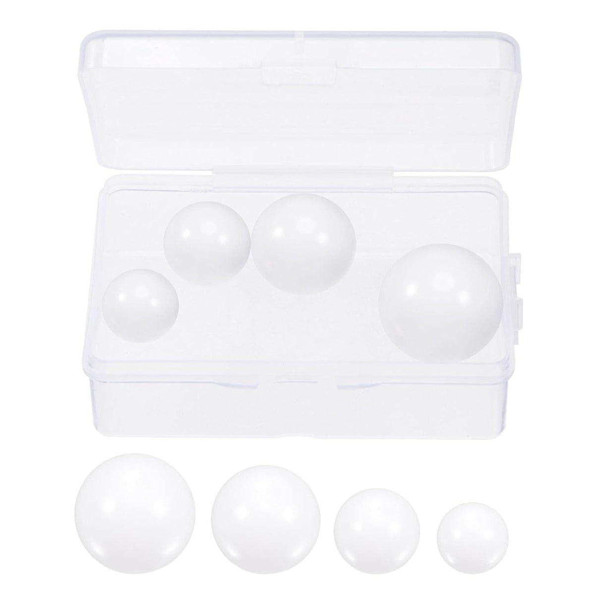 4pcs 4 Size Bearing Balls Assortment POM 1" 7/8" 3/4" 5/8" with Storage Box