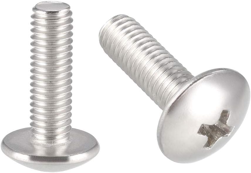 Machine Screws, M5x16mm Phillips Screw, 304 Stainless Steel, Fasteners Bolts 20Pcs