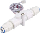 1/4in Quick Connect Hall Effect Liquid Water Flow Switch Flowmeter Counter 1-25L/min
