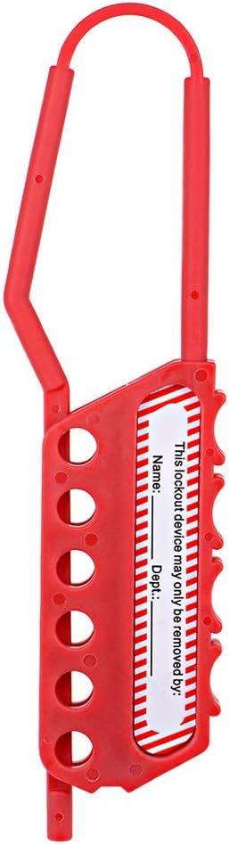 Chave de Bloqueio Flexível em PP Plástico 22mm Largura Interna 6 Furos 2Unid
