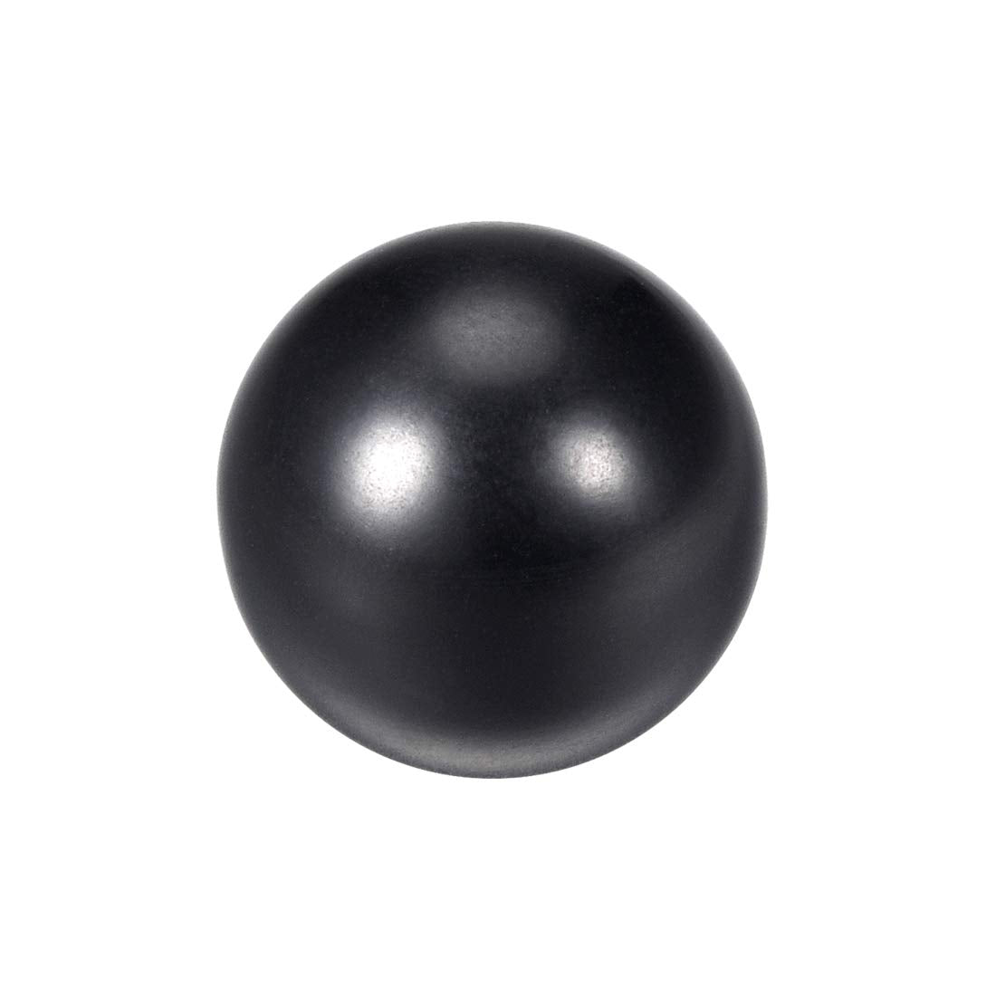 Thermoset Ball Knob M8 Female Threaded Machine Handle 25mm Diameter Smooth Rim Black