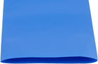 75mm Flat Width 8.1M Length PVC Heat Shrink Tube Blue for 18650 Batteries