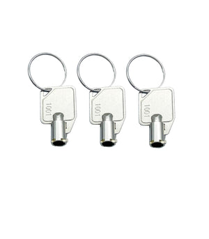 LinkMejor Metal 1001 Distribuitor Cheie pentru Distribuitori de Pânză de Hârtie și Sapun, Pachet 3
