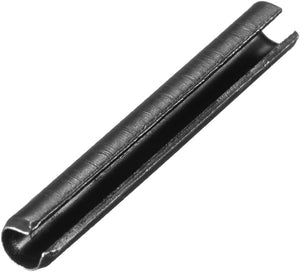 3.3mm x 22mm Dowel Pin Carbon Steel Split Spring Roll Shelf Support Pin Fasten Hardware Black 30 Pcs