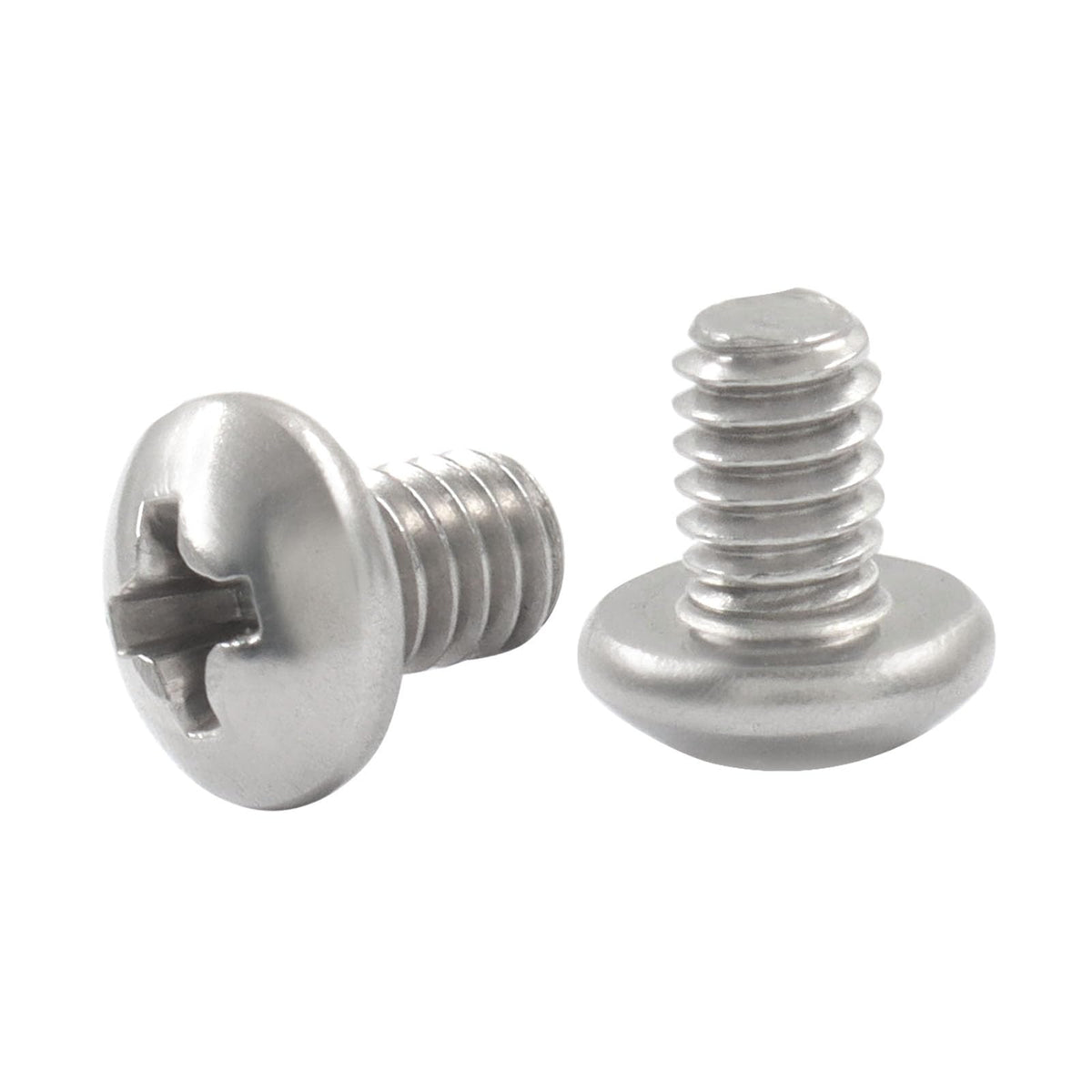 LinkMejor #10-32 x 1/2" Pan Head Machine Screws, 50 Pcs