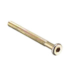 M6x70mm Furniture Bolt Hex Socket Drive Round Head Screw 50mm Thread Length Zinc Plating 5pcs