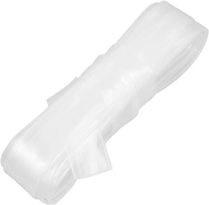 Ratio 2:1 20mm Dia Clear Polyolefin Heat Shrinkable Tube 8M 26.2Ft